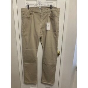 NWT Edwin Denim Jace Endurance Straight Mens Pants Oyster 38 x 33